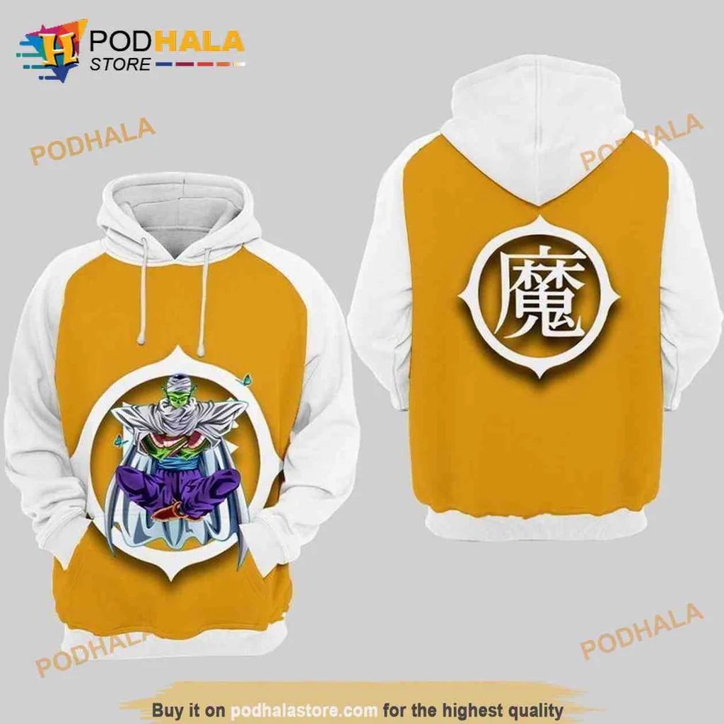Playful Dragon Ball Anime 3d Hoodie Featuring Iconic Character Design