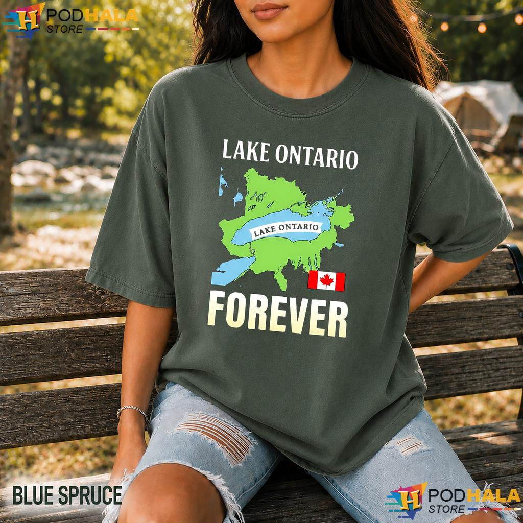 Playful Map Lake Ontario Comfort Colors Shirt Forever Outdoor Graphic Playful Map Lake Ontario Comfort Colors Shirt Forever Outdoor Graphic