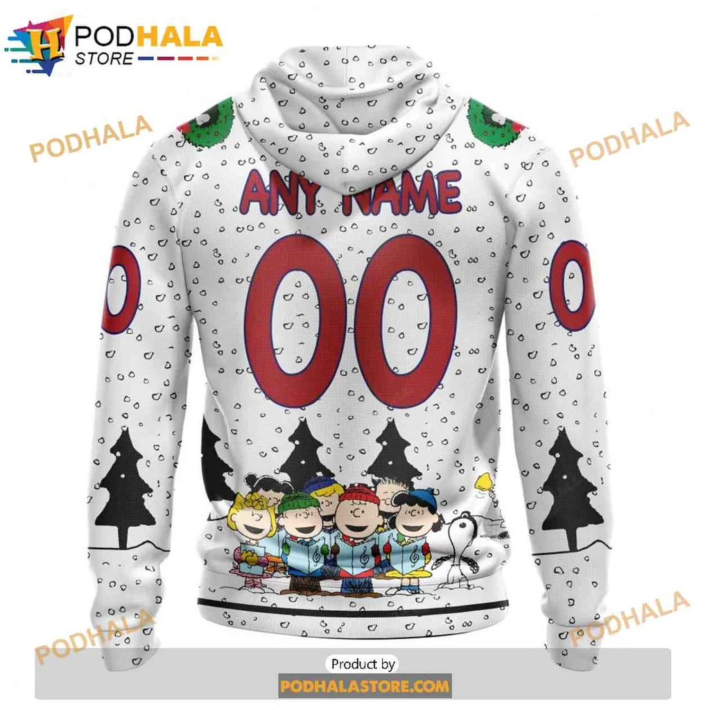 Playful Montreal Canadiens Peanuts 3d Hoodie Featuring Charlie Brown And Snoopy - Product View 6 Playful Montreal Canadiens Peanuts 3d Hoodie Featuring Charlie Brown And Snoopy - Product View 6