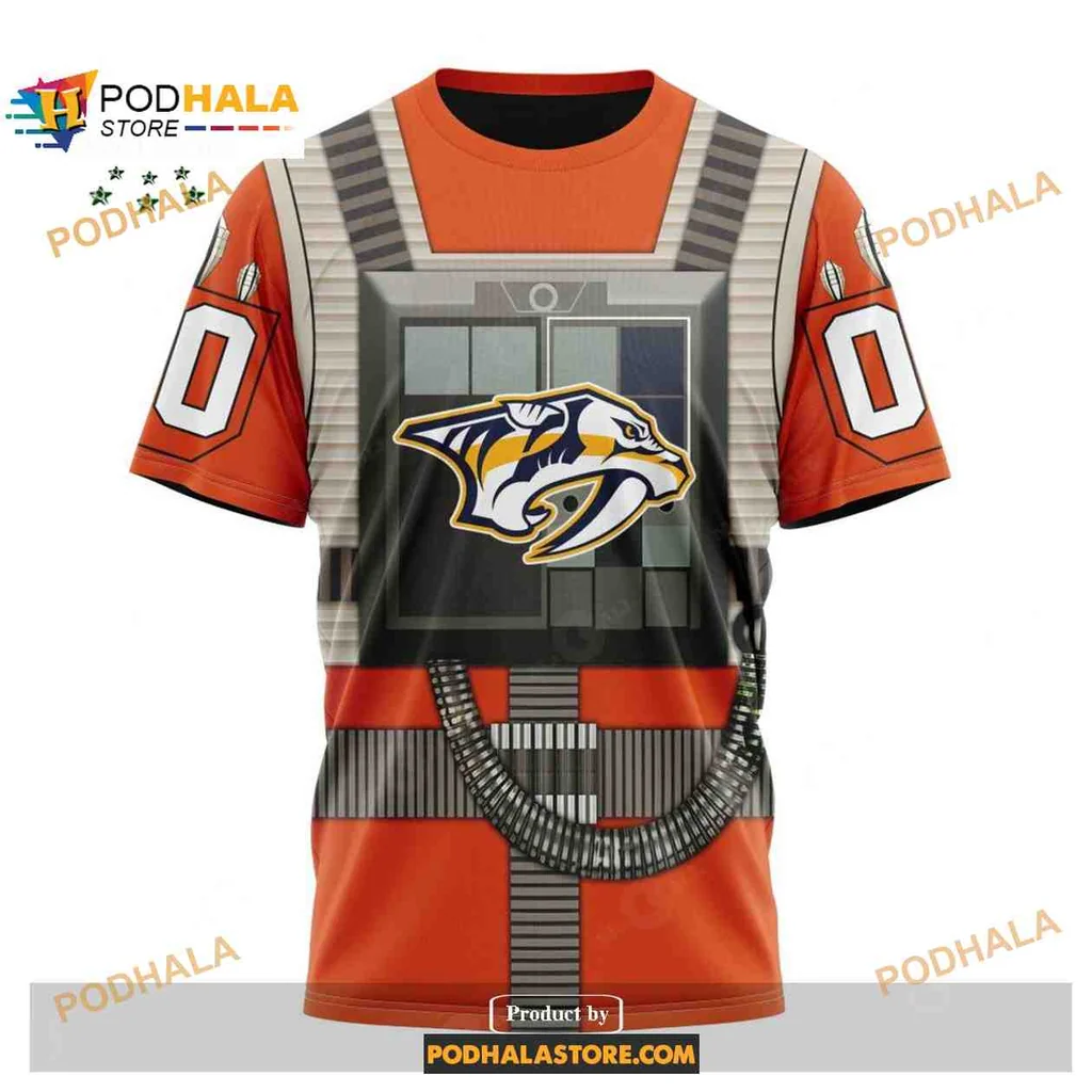 Playful Nashville Predators Star Wars Rebel Pilot All Over Print Hoodie Design Playful Nashville Predators Star Wars Rebel Pilot All Over Print Hoodie Design