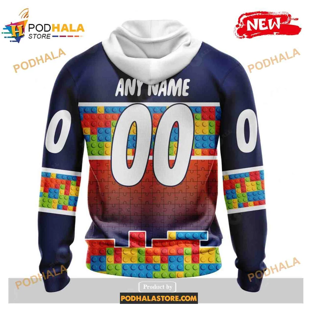 Playful New York Islanders All Over Print Hoodie With Colorful Gradient Logo Design Playful New York Islanders All Over Print Hoodie With Colorful Gradient Logo Design