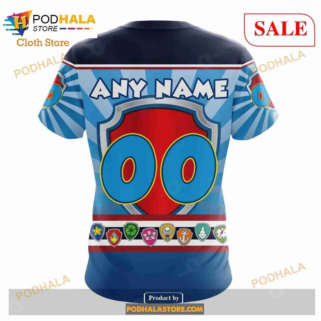 Playful Paw Patrol Carolina Hurricanes 3d Hoodie With Colorful Characters - Product View 7 Playful Paw Patrol Carolina Hurricanes 3d Hoodie With Colorful Characters - Product View 7