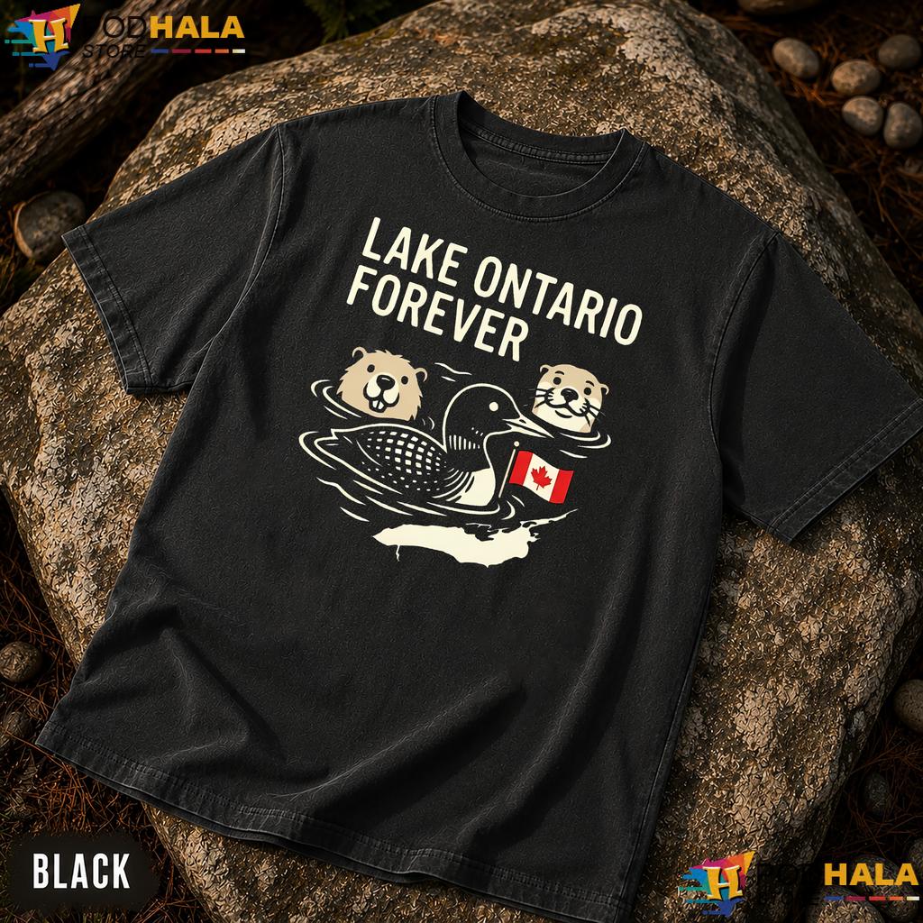 Playful Wildlife Lake Ontario Comfort Colors Shirt Forever Cartoon Tee Playful Wildlife Lake Ontario Comfort Colors Shirt Forever Cartoon Tee