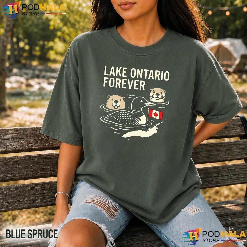 Playful Wildlife Lake Ontario Comfort Colors Tshirt Forever Cartoon Tee Playful Wildlife Lake Ontario Comfort Colors Tshirt Forever Cartoon Tee