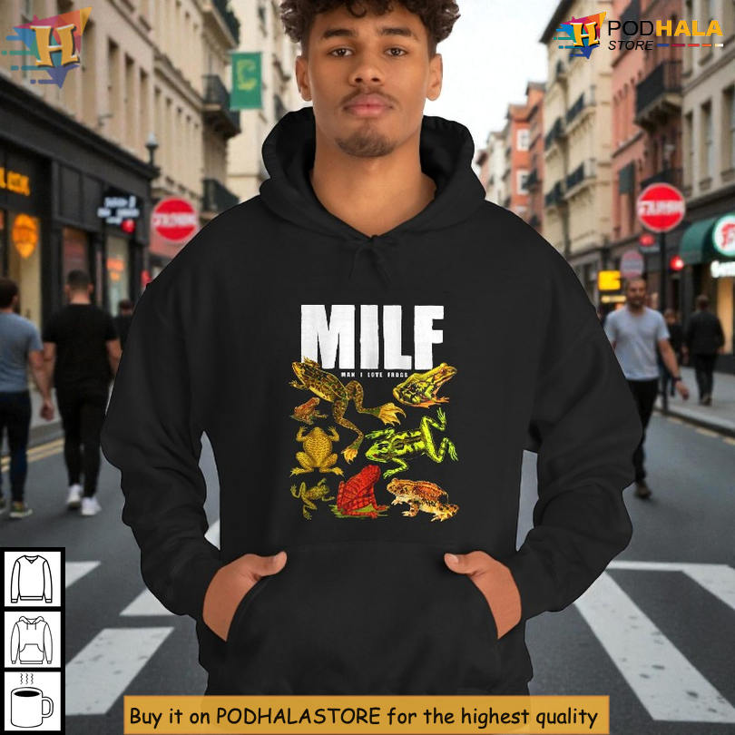Playful Wordplay Animal Meme Tee Featuring Man I Love Frogs Internet Humor