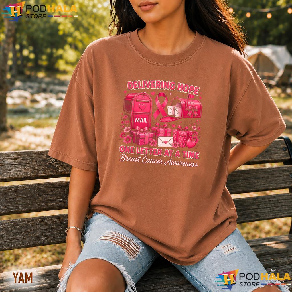 Postal Clerk October Pink Comfort Colors Shirt Breast Cancer Awareness Postal Clerk October Pink Comfort Colors Shirt Breast Cancer Awareness
