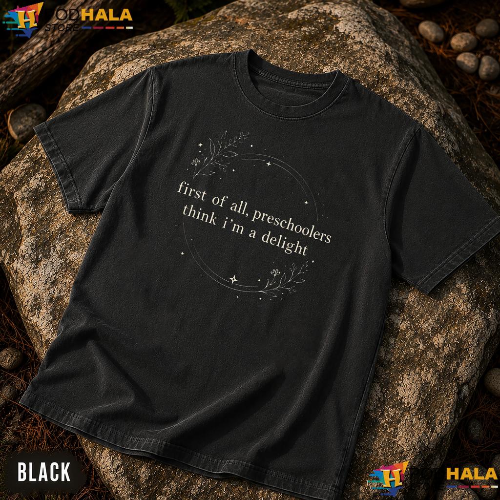 Preschoolers Delight Comfort Colors Shirt Funny Teacher Back To School Tee Preschoolers Delight Comfort Colors Shirt Funny Teacher Back To School Tee