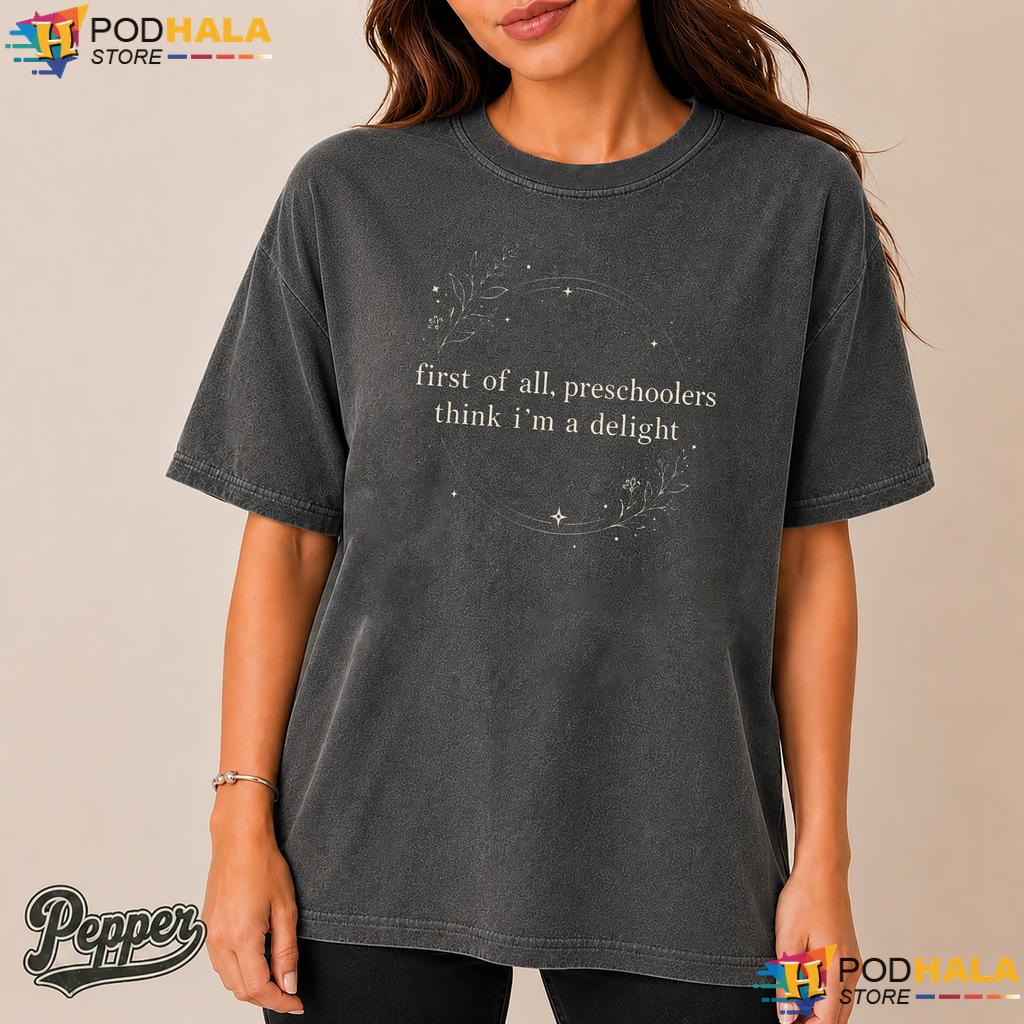 Preschoolers Delight Comfort Colors Tshirt Funny Teacher Back To School Tee Preschoolers Delight Comfort Colors Tshirt Funny Teacher Back To School Tee