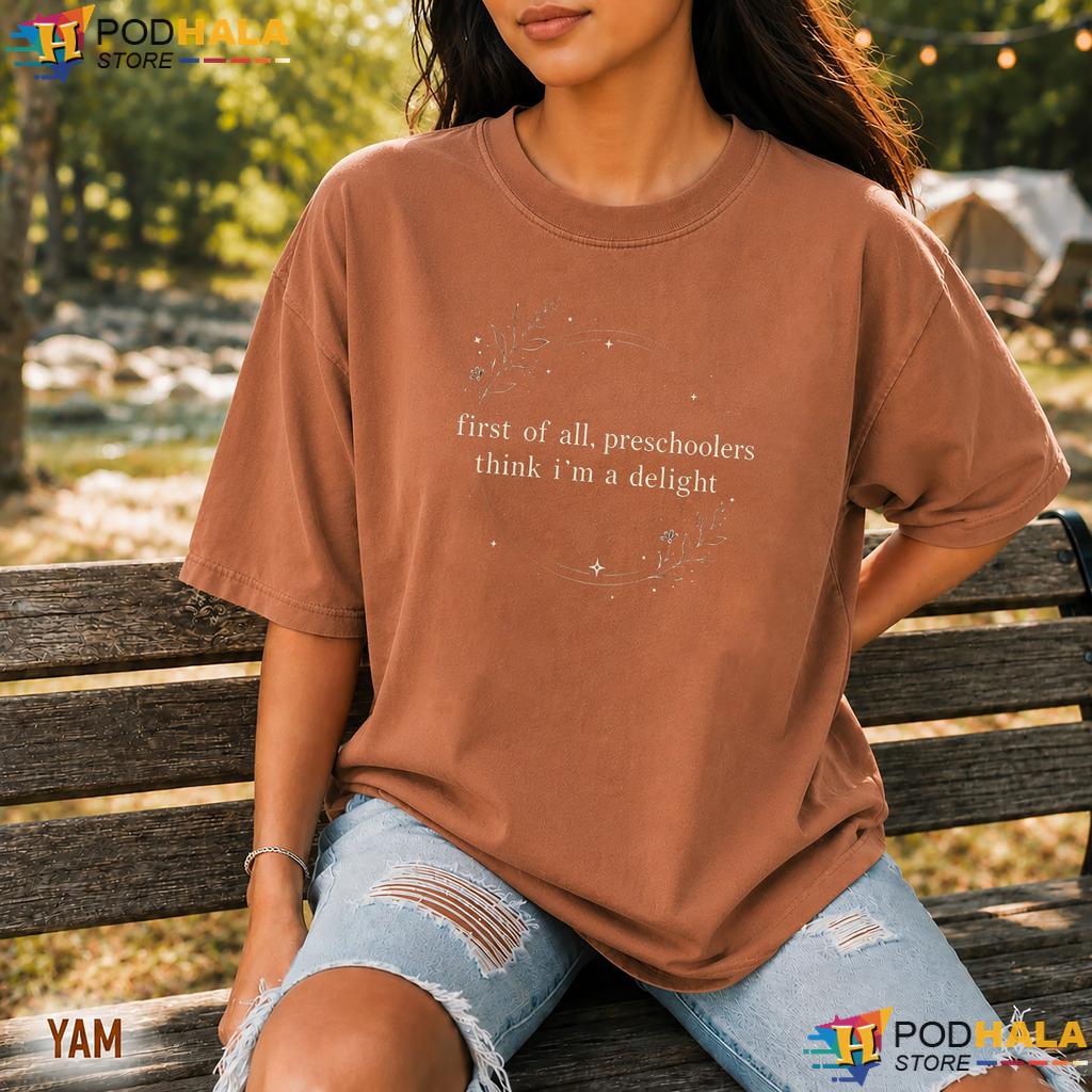Preschoolers Delight Comfort Colors Tee Funny Teacher Back To School Tee Preschoolers Delight Comfort Colors Tee Funny Teacher Back To School Tee