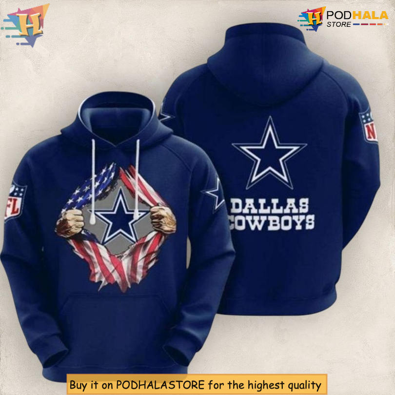 Pride Of Dallas Edition Personalized Dallas Cowboys Hoodie 3D NFL Team Gear