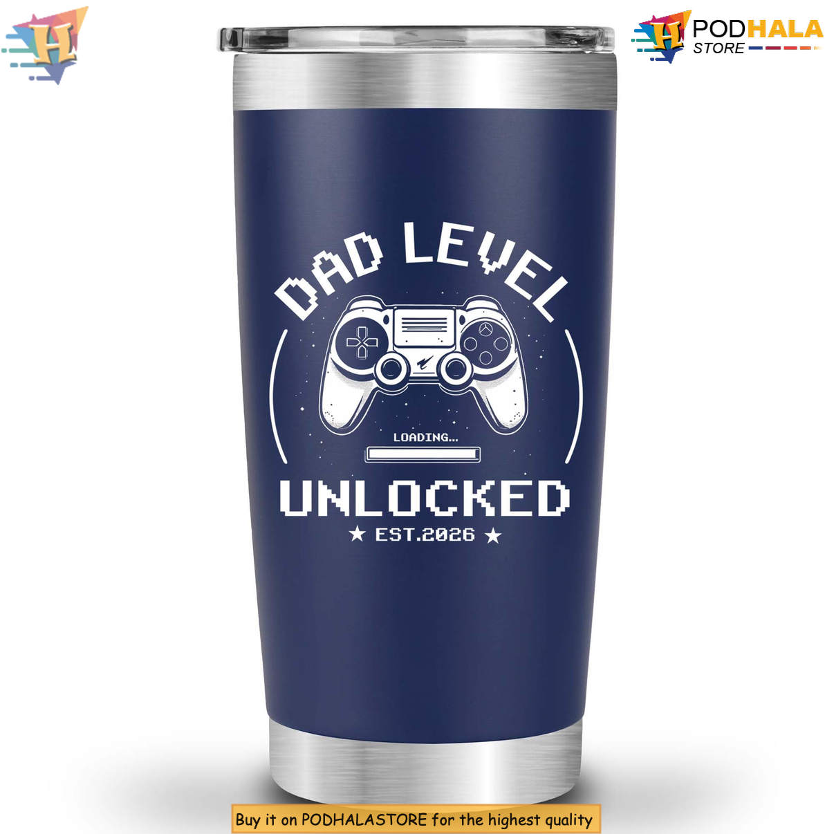 Promoted To Dad 2026 New Father Tumbler 2026 First Time Daddy Birthday Gift