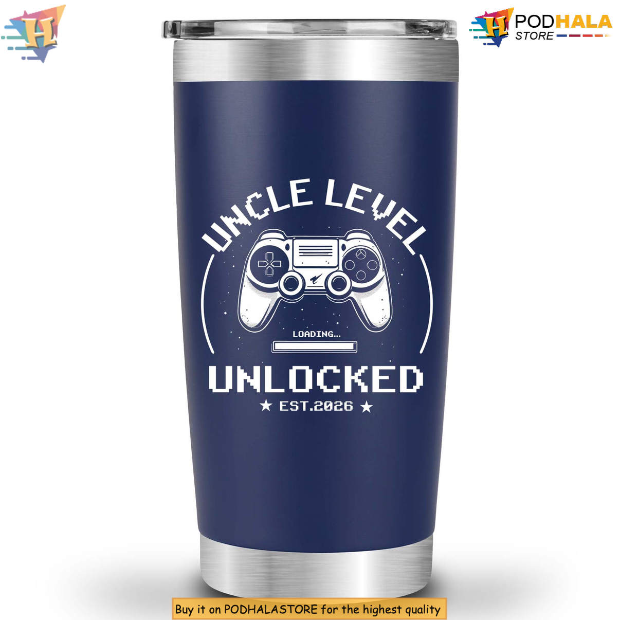 Promoted To Uncle 2026 Tumbler 2026 New Dad Gifts For First Time Daddy Birthday