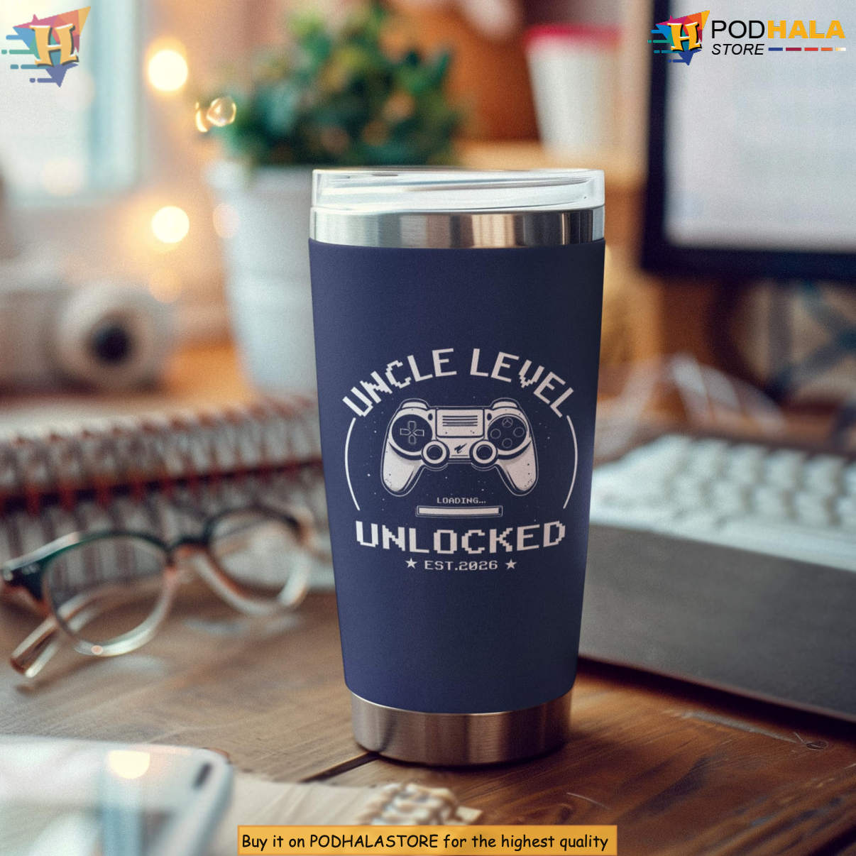 Promoted To Uncle 2026 20oz Tumbler 2026 New Dad Gifts For First Time Daddy Birthday Promoted To Uncle 2026 20oz Tumbler 2026 New Dad Gifts For First Time Daddy Birthday