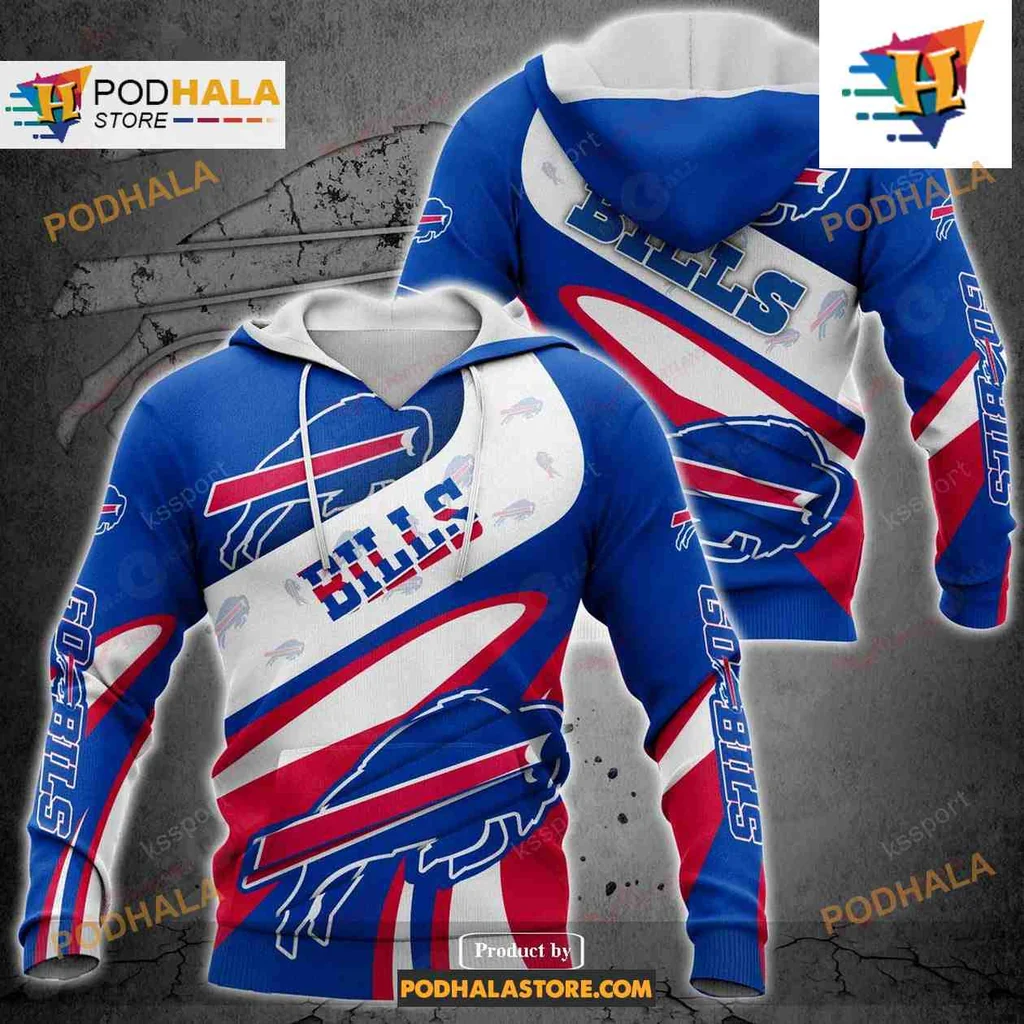 Proud Buffalo Bills 3d Hoodie Featuring Bold Bills Design And Iconic Logo