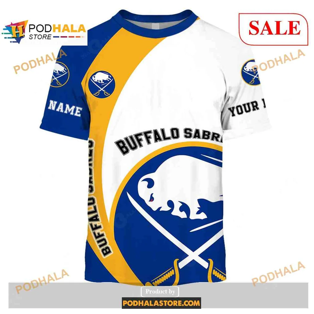 Proud Buffalo Sabres All Over Print Hoodie Featuring Team Logo In Blue Yellow Design Proud Buffalo Sabres All Over Print Hoodie Featuring Team Logo In Blue Yellow Design
