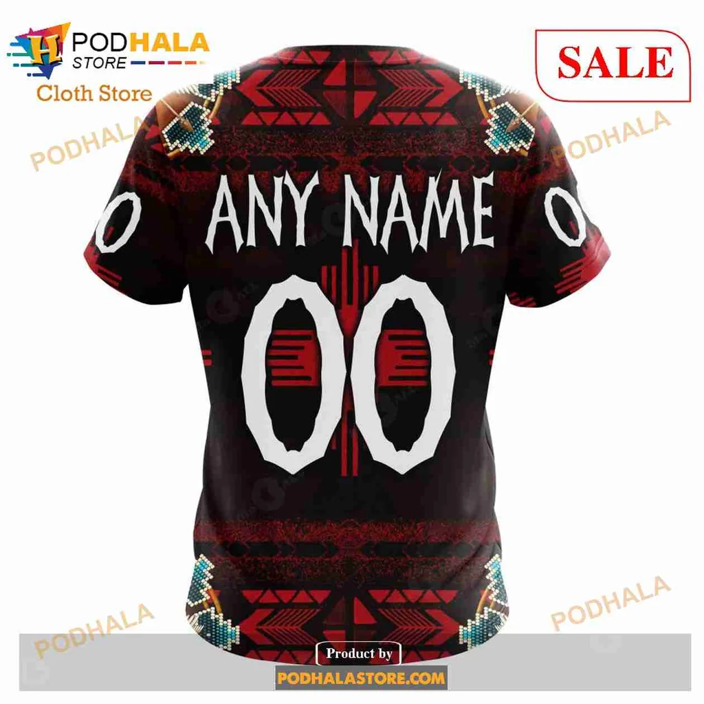 Proud Chicago Blackhawks Native American 3d Hoodie With Vibrant Headdress Design - Product View 7 Proud Chicago Blackhawks Native American 3d Hoodie With Vibrant Headdress Design - Product View 7