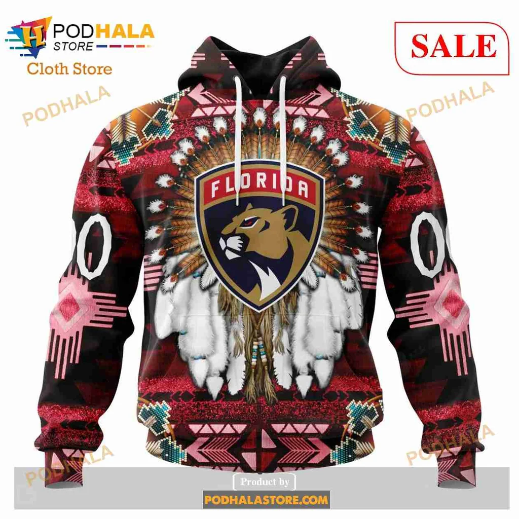 Proud Florida Panthers 3d Hoodie, Vibrant Design Featuring Cultural Elements