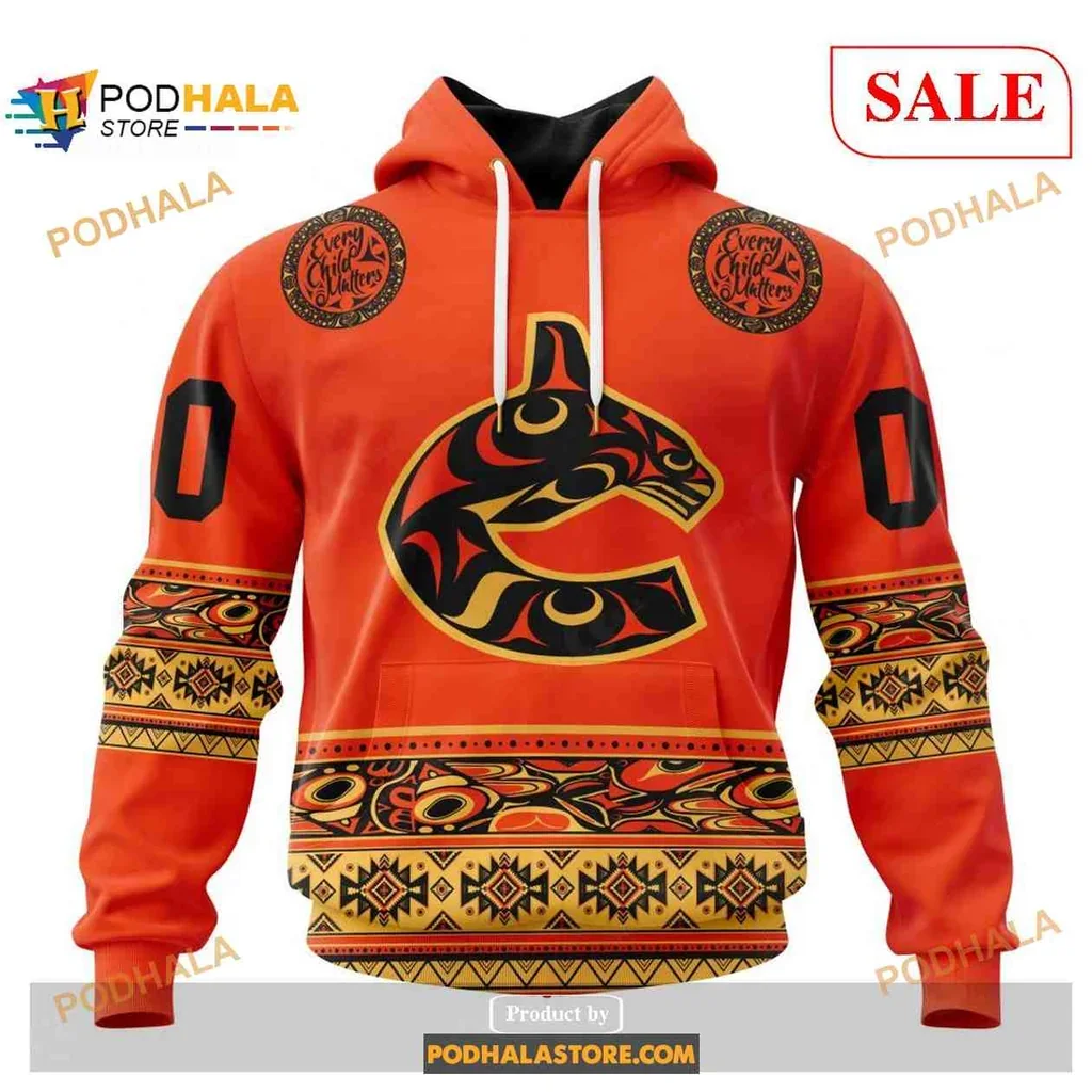 Proud Indigenous Bear 3d Hoodie Featuring Bold Black And Gold Design
