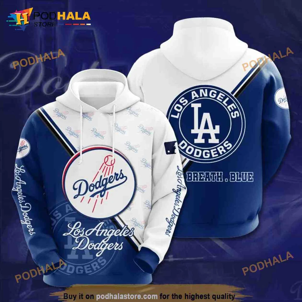 Proud Los Angeles Dodgers 3d Hoodie Showcasing Iconic Team Colors And Logo