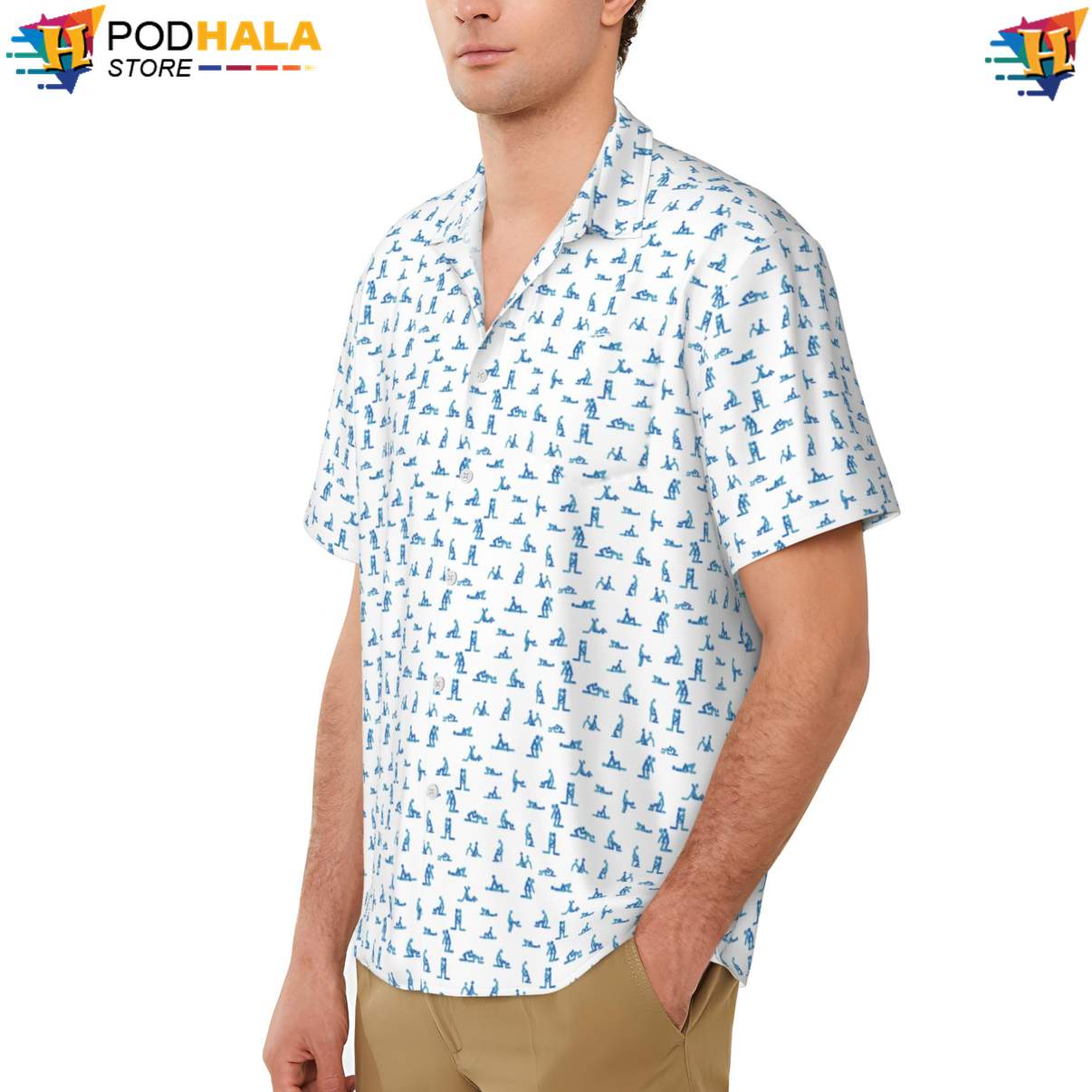 Proud Male Aloha Shirt Love Pose Funny Mens Short Sleeve Beach Apparel Proud Male Aloha Shirt Love Pose Funny Mens Short Sleeve Beach Apparel