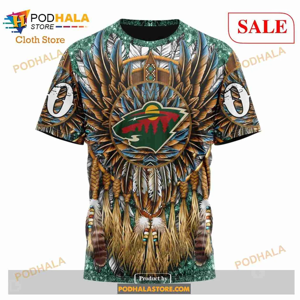 Proud Minnesota Wild Native American 3d Hoodie Featuring Nature Motif - Product View 6 Proud Minnesota Wild Native American 3d Hoodie Featuring Nature Motif - Product View 6