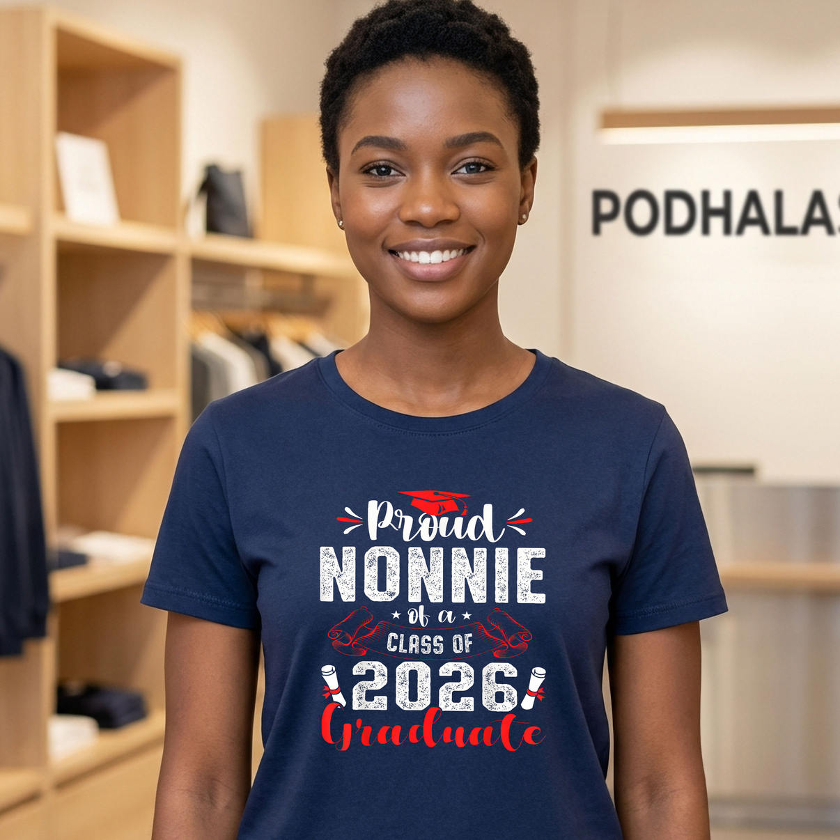 Proud Nonnie Class Of Graduate Graduation T-Shirt 2026 Senior Family Fan Apparel Proud Nonnie Class Of Graduate Graduation T-Shirt 2026 Senior Family Fan Apparel