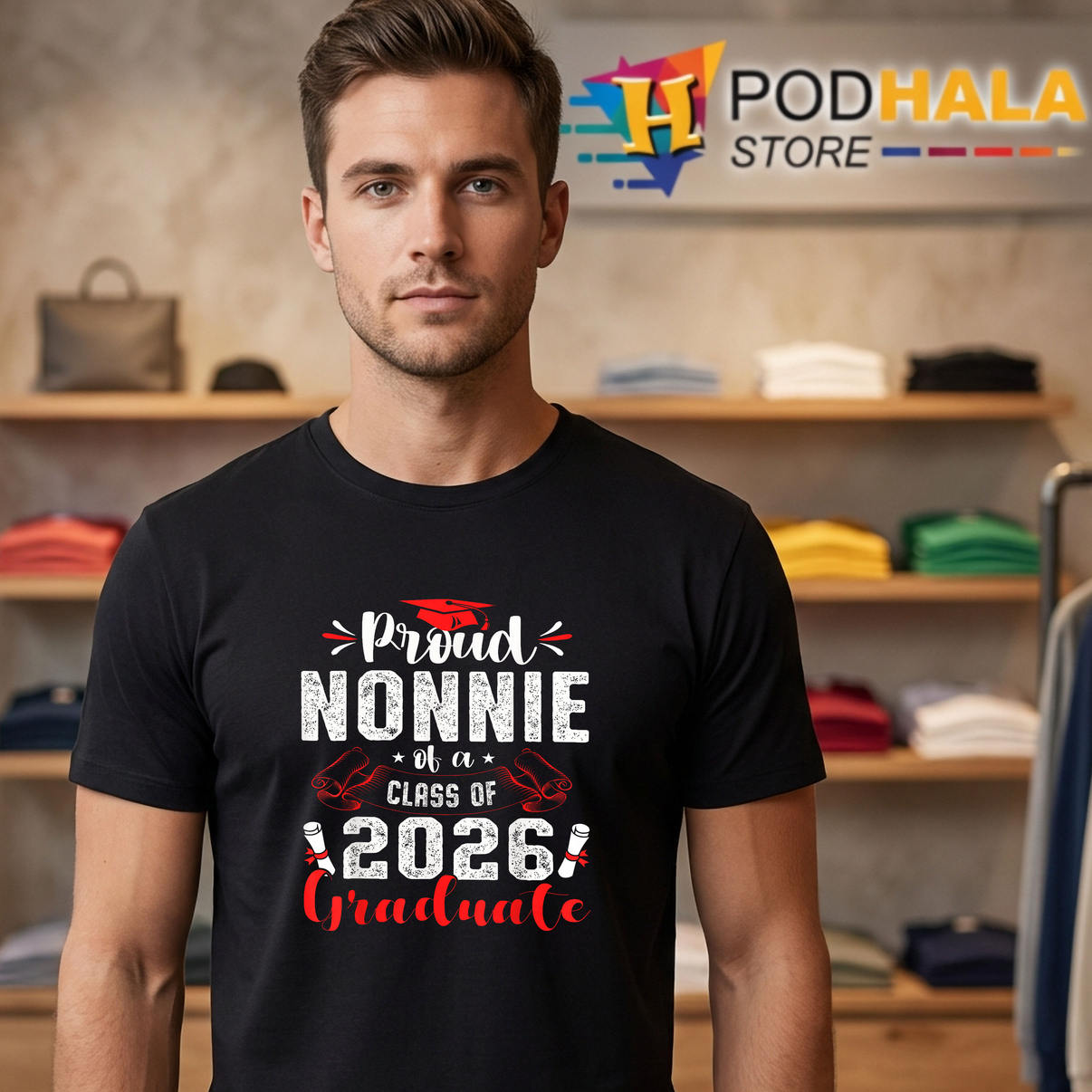 Proud Nonnie Class Of Graduate Graduation Tshirt 2026 Senior Family Fan Apparel Proud Nonnie Class Of Graduate Graduation Tshirt 2026 Senior Family Fan Apparel