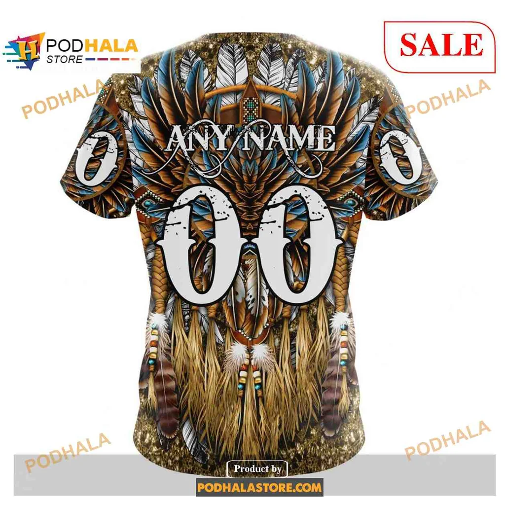 Proud Ottawa Senators Native American 3D Print Hoodie With Intricate Feather Design Proud Ottawa Senators Native American 3D Print Hoodie With Intricate Feather Design