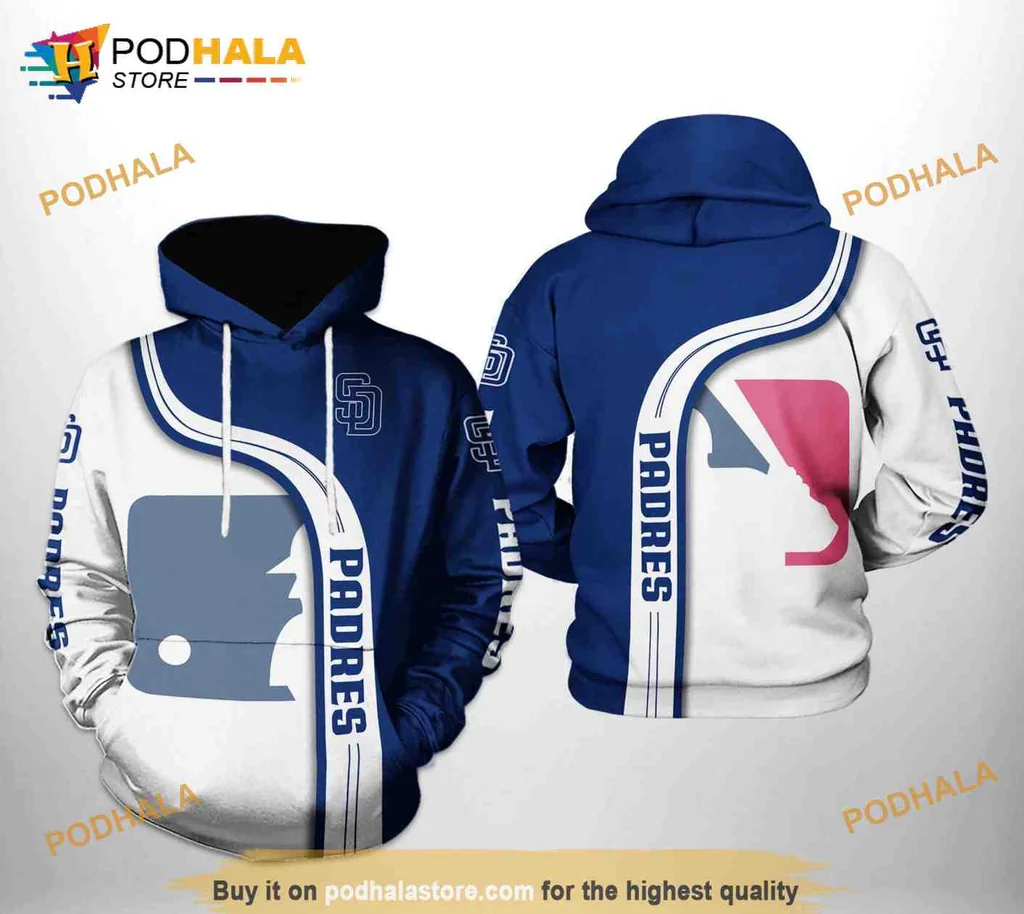 Proud San Diego Padres 3d Hoodie With Team Logo And Bold Design