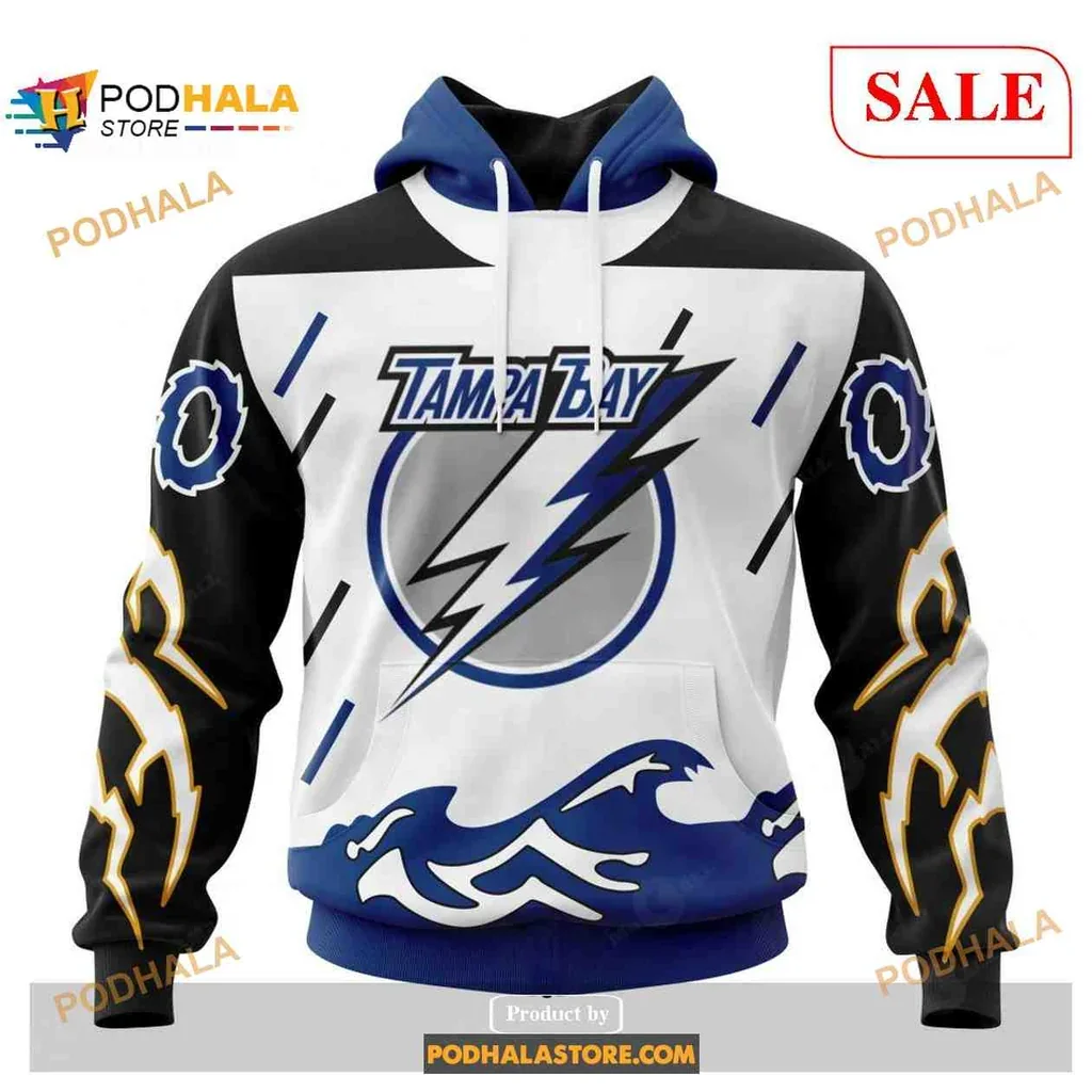 Proud Tampa Bay Lightning 3d Hoodie With Striking Lightning Bolt Design