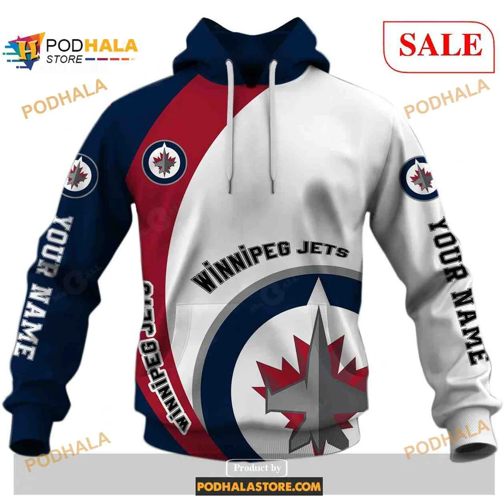 Proud Winnipeg Jets 3d Hoodie, Bold Team Spirit Design With Logo
