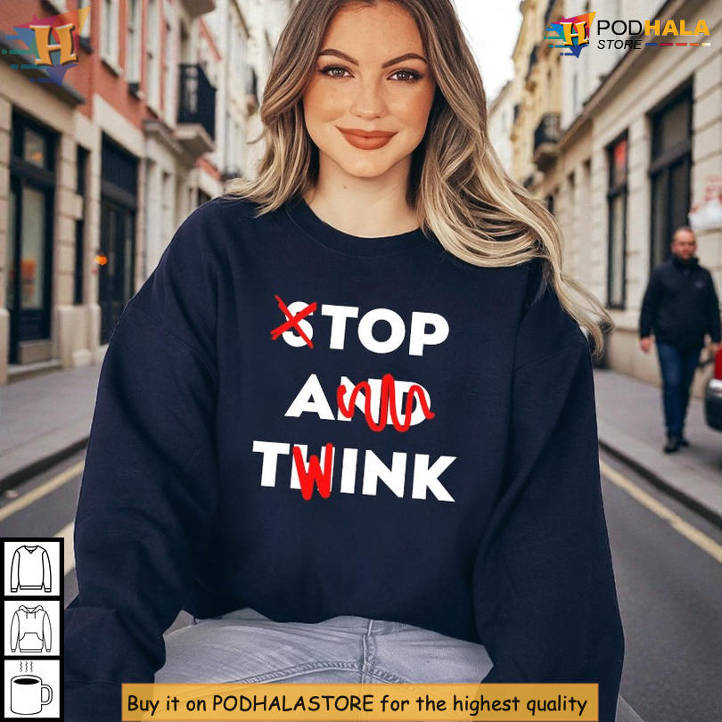 Provocative Satire Slogan Tee Framed By Top A Twink Shirt Street Humor Style