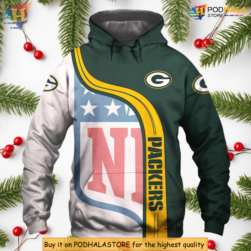 Pullover Style Green Bay Packers Pullover Hoodie NFL 3D All Over Print