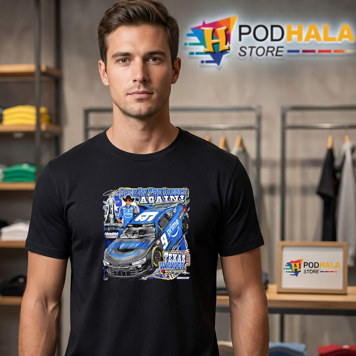 Race Winner Chase Elliott Motorsports T-Shirt 2026 Hendrick Team Fan Apparel Race Winner Chase Elliott Motorsports T-Shirt 2026 Hendrick Team Fan Apparel
