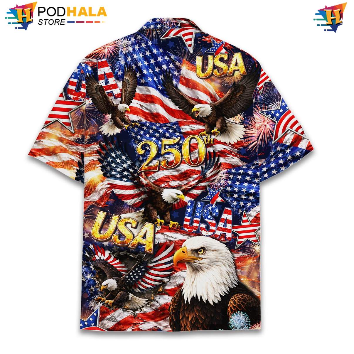 Red Freedom 250th Tropical Shirt Mens USA Flag Fourth Of July Celebration Red Freedom 250th Tropical Shirt Mens USA Flag Fourth Of July Celebration