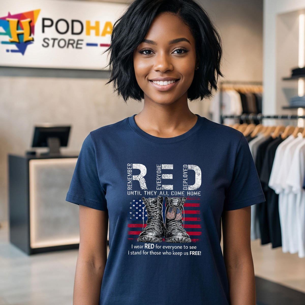 RED Friday Military Remember Shirt 2026 Everyone Deployed Veteran Fan Apparel