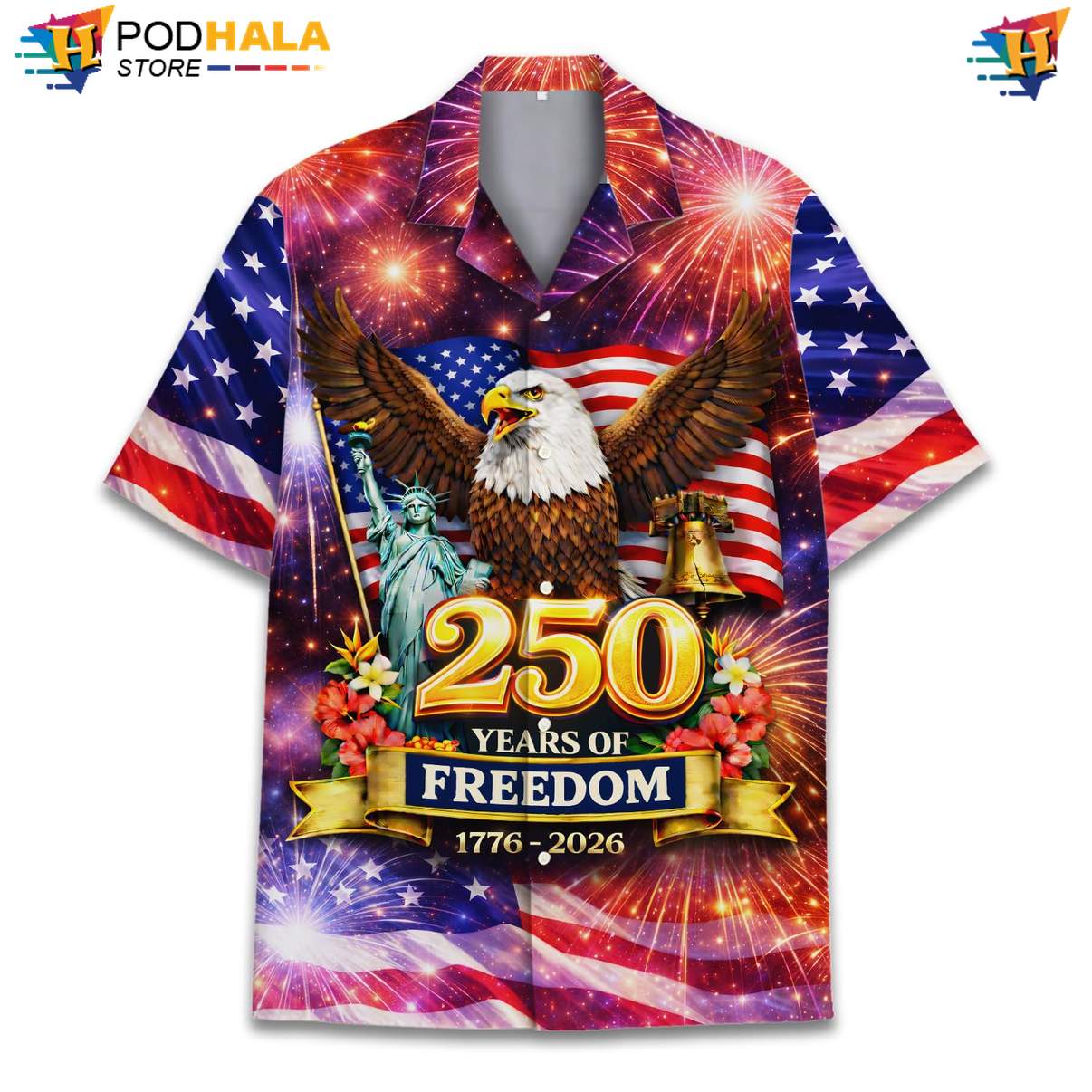 Red USA 250th Anniversary Short-sleeve button-up shirt Mens Patriotic Fourth Of July Gear Red USA 250th Anniversary Short-sleeve button-up shirt Mens Patriotic Fourth Of July Gear