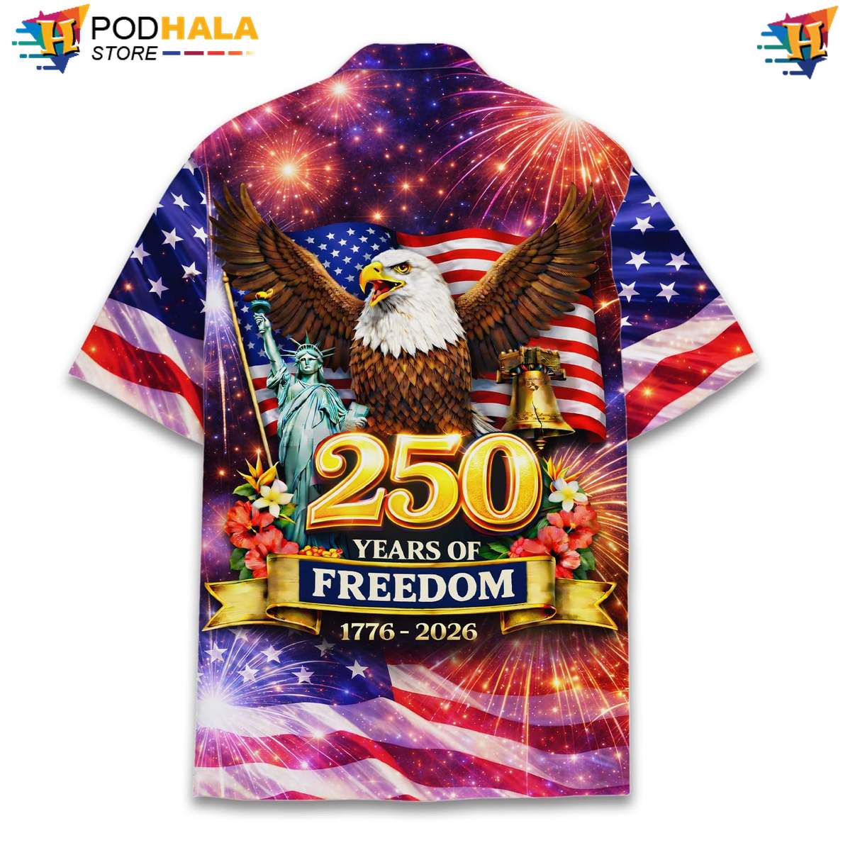 Red USA 250th Anniversary Tropical Shirt Mens Patriotic Fourth Of July Gear Red USA 250th Anniversary Tropical Shirt Mens Patriotic Fourth Of July Gear