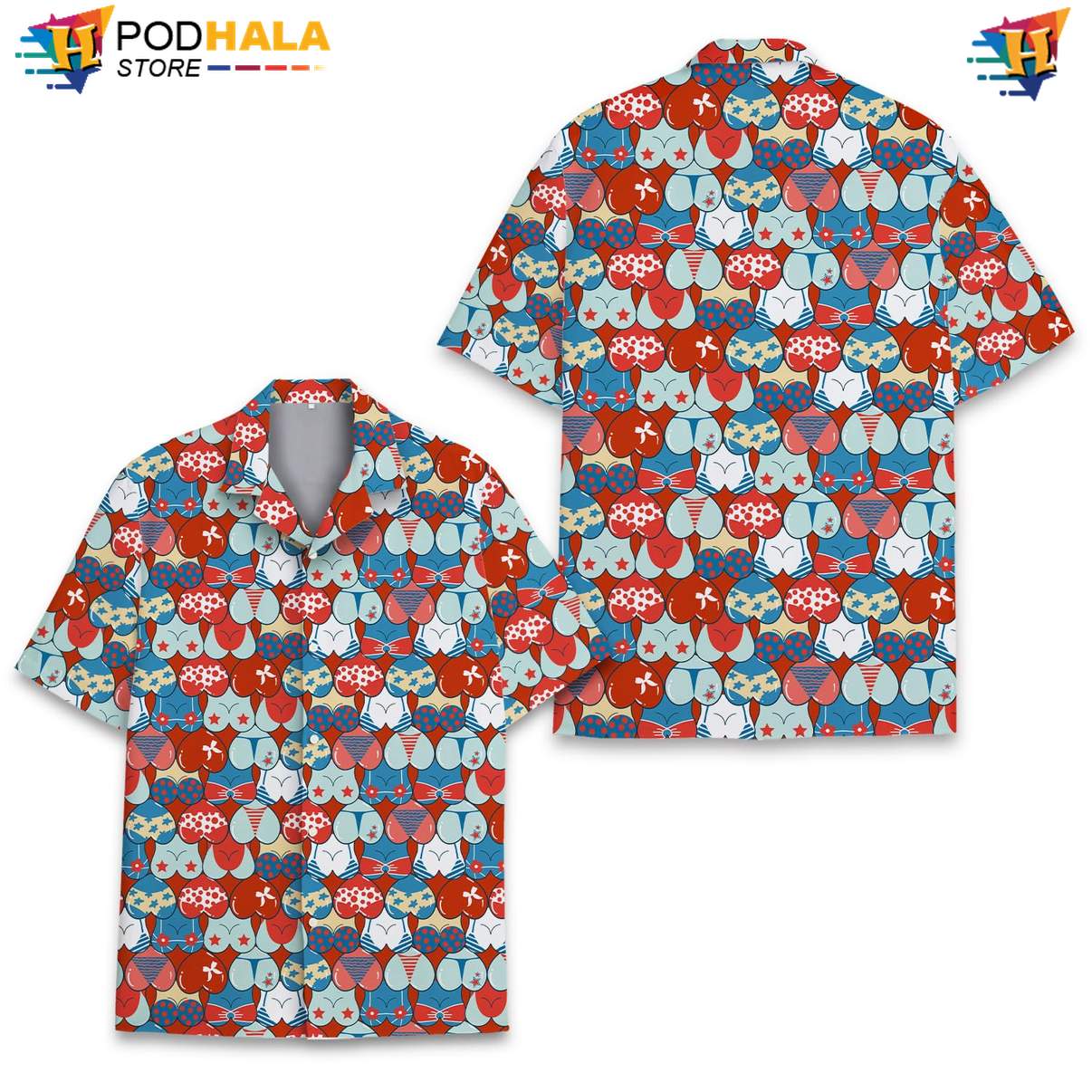 Red USA Flag Chest Short-sleeve button-up shirt Mens Patriotic Fourth Of July Beachwear Top Red USA Flag Chest Short-sleeve button-up shirt Mens Patriotic Fourth Of July Beachwear Top