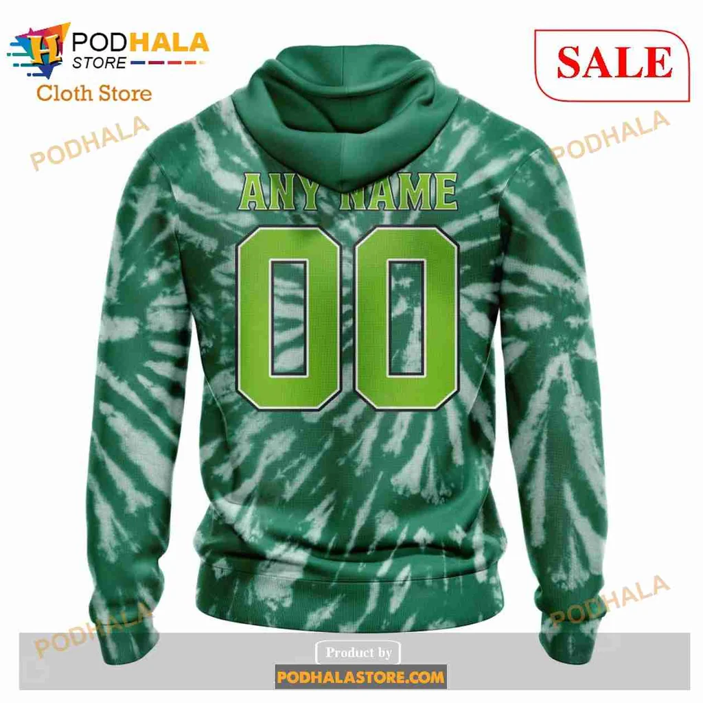 Retro Dallas Stars Tie Dye Hoodie, Vibrant 3d Sweatshirt For Nhl Fans - View 2 Retro Dallas Stars Tie Dye Hoodie, Vibrant 3d Sweatshirt For Nhl Fans - View 2