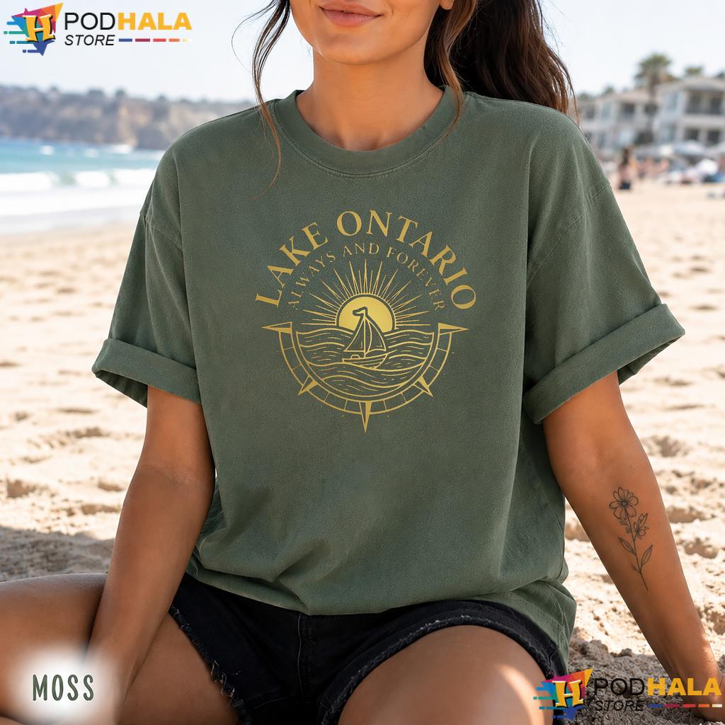 Retro Sailboat Lake Ontario Comfort Colors Tee Always Forever Top Retro Sailboat Lake Ontario Comfort Colors Tee Always Forever Top