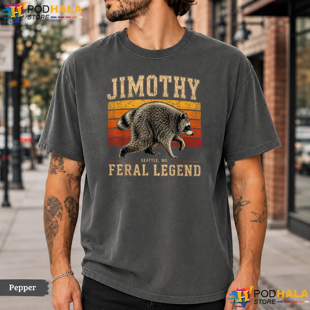 Retro Sunset Jimothy Comfort Colors T-Shirt Seattle Feral Legend Top