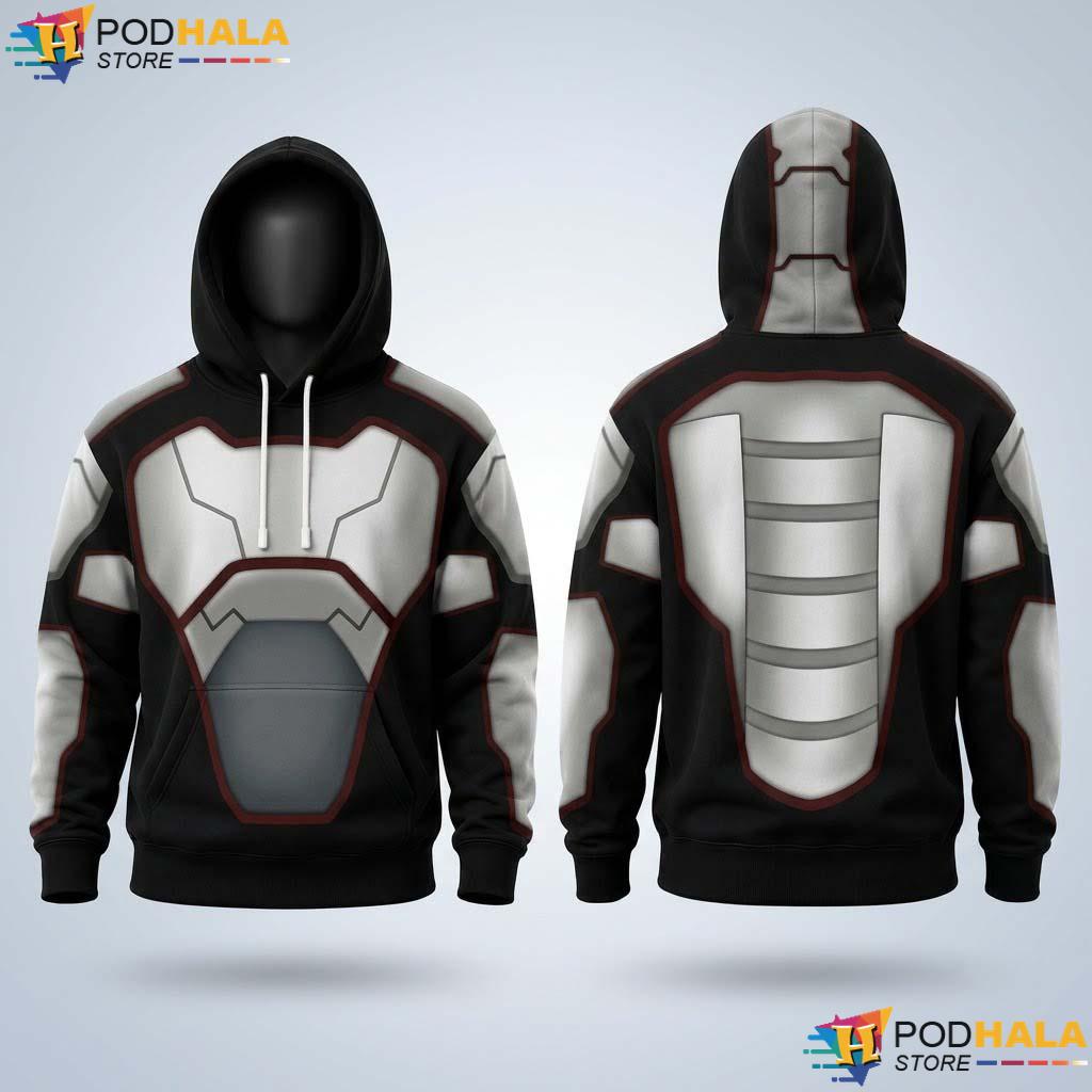 Rhino Spidey Friends 3D Hoodie Amazing Halloween Cosplay Costume Top
