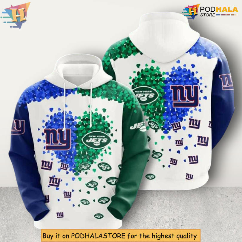 Rivalry Theme Edition New York Giants Womens Hoodie Vs New York Jets Style