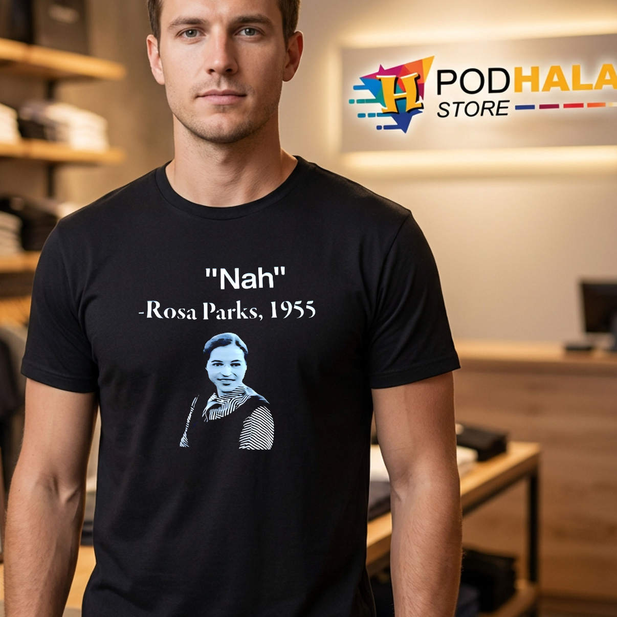 Rosa Parks 1995 Nah Black History Shirt 2026 Vintage Meme Fan Apparel Gear