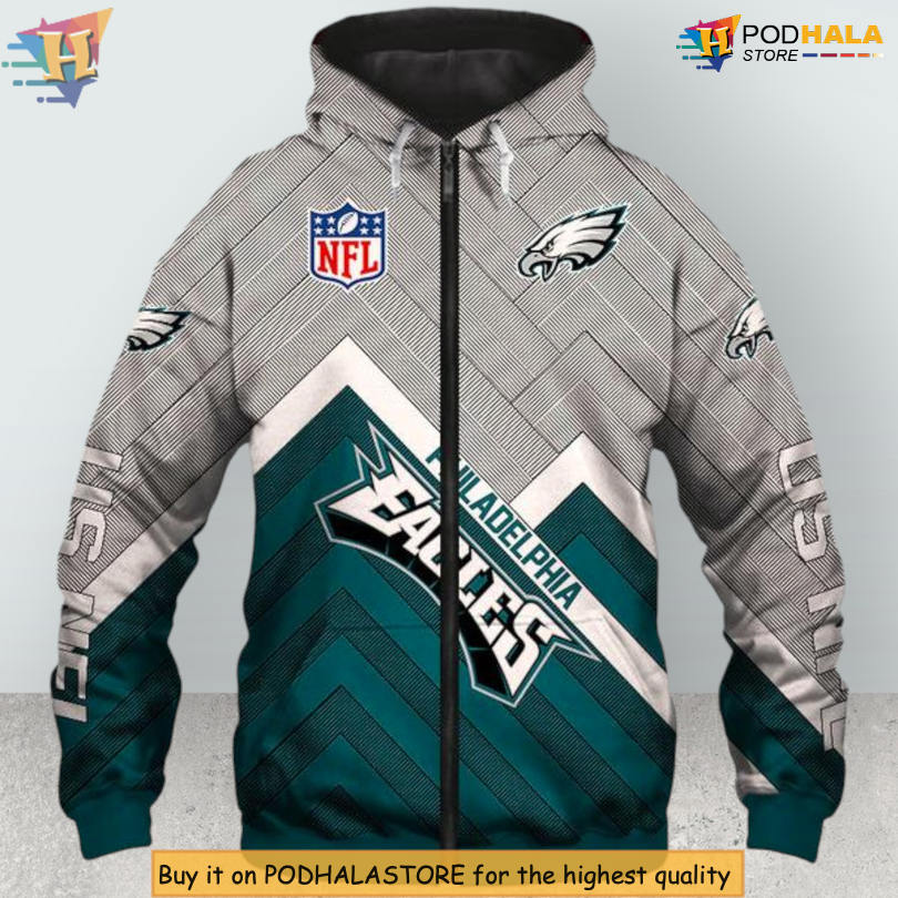 Rugby Team All Over Print Philadelphia Eagles Hoodies Custom 3D Edition Rugby Team All Over Print Philadelphia Eagles Hoodies Custom 3D Edition