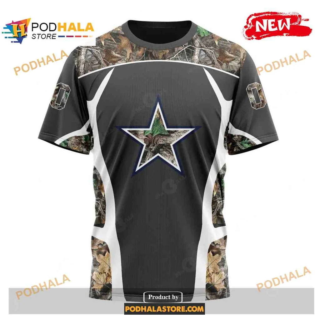 Rugged Dallas Cowboys Camouflage AOP Hoodie With Bold Star Emblem Rugged Dallas Cowboys Camouflage AOP Hoodie With Bold Star Emblem