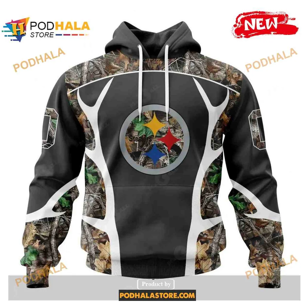 Rugged Pittsburgh Steelers Camouflage 3d Hoodie With Outdoor Style