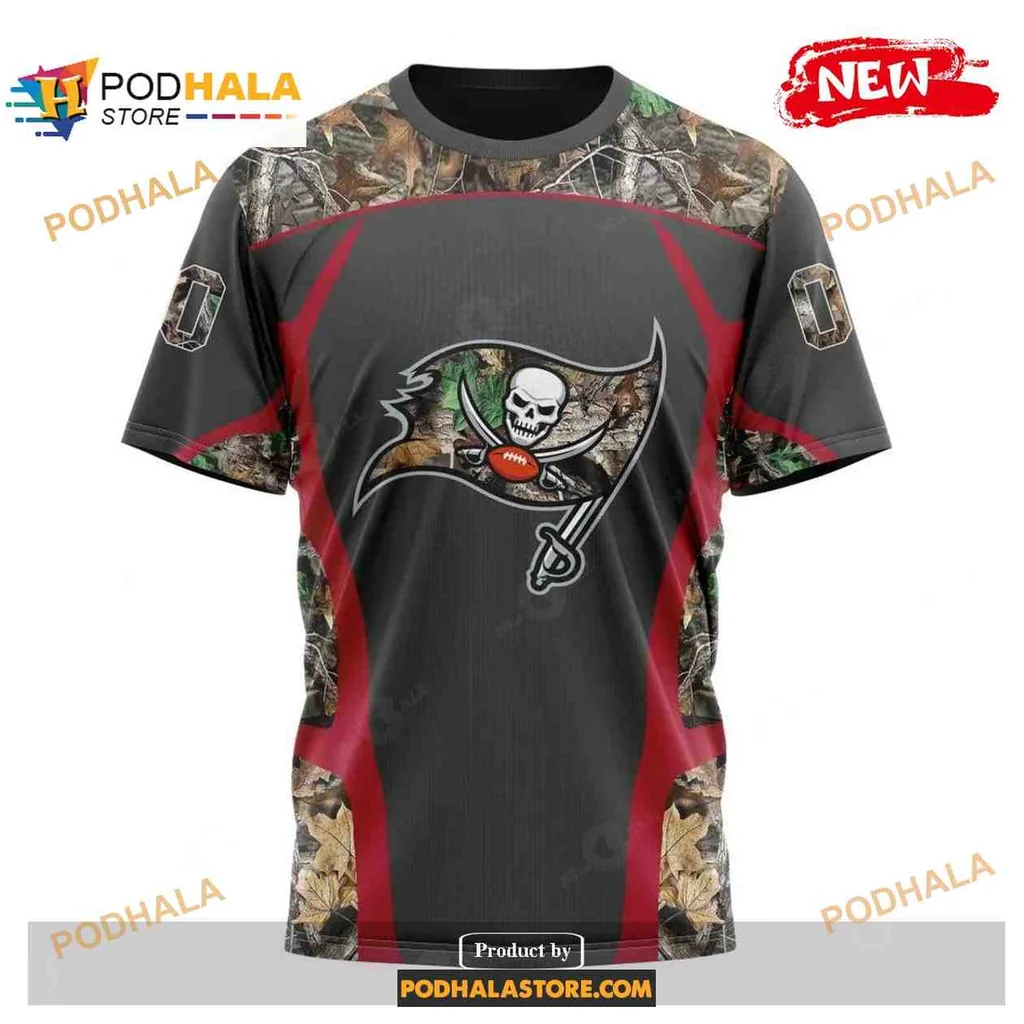 Rugged Tampa Bay Buccaneers Camouflage AOP Hoodie With Skull And Swords Design Rugged Tampa Bay Buccaneers Camouflage AOP Hoodie With Skull And Swords Design