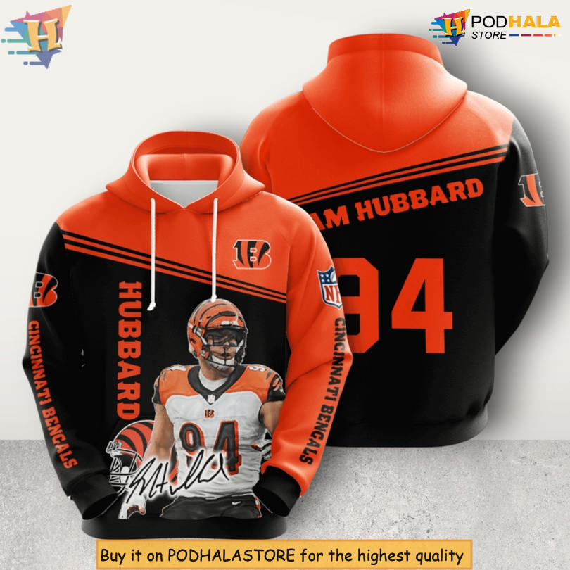Sam Hubbard Player Tribute Cincinnati Bengals All Over Print Hoodie 3D Zip
